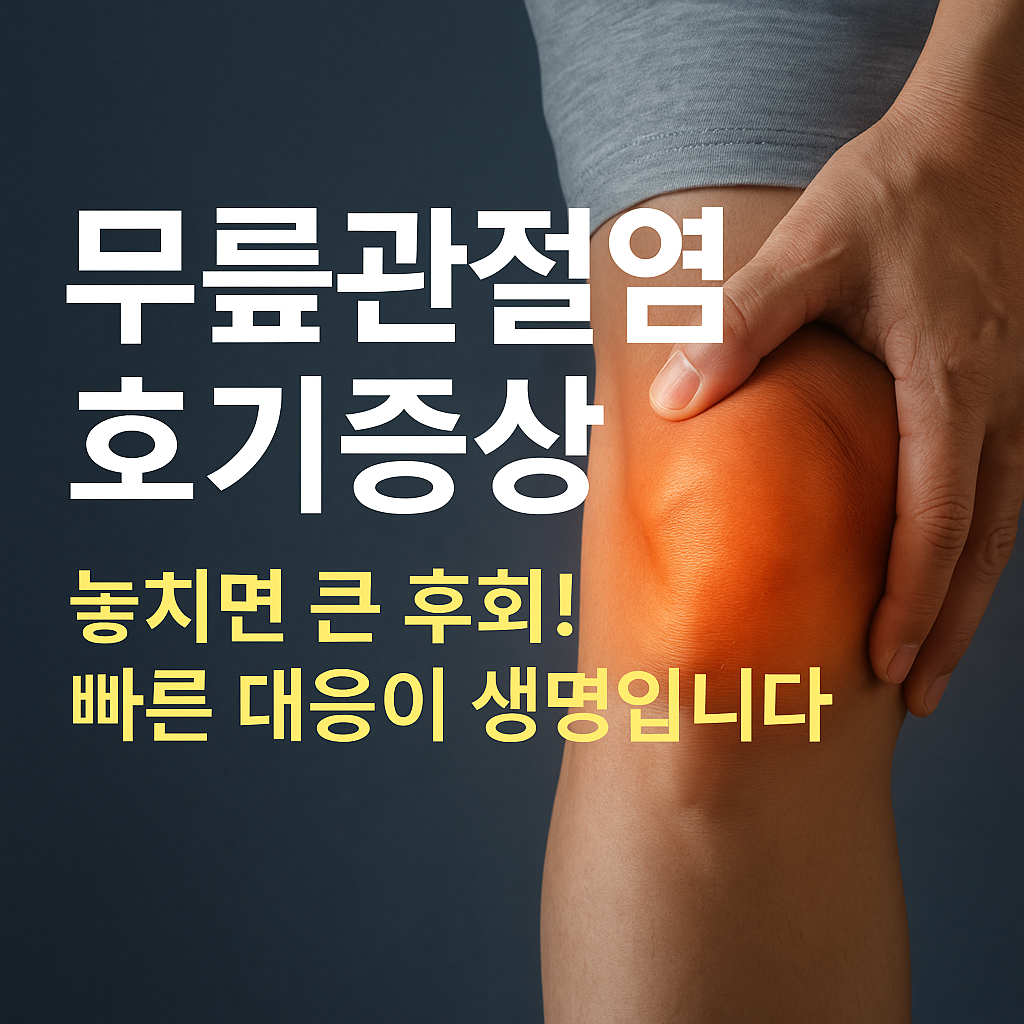 무릎관절염 초기증상, 방치하면 후회하는 이유 3가지 1 무릎관절염 초기증상, 방치하면 후회하는 이유 3가지