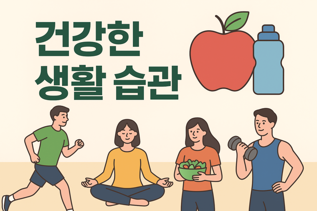 건강한 생활 습관을 위한 7가지 방법 1 건강한 생활 습관