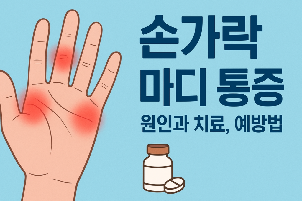 손가락 마디 통증 원인과 치료 종합가이드 1 손가락 마디 통증