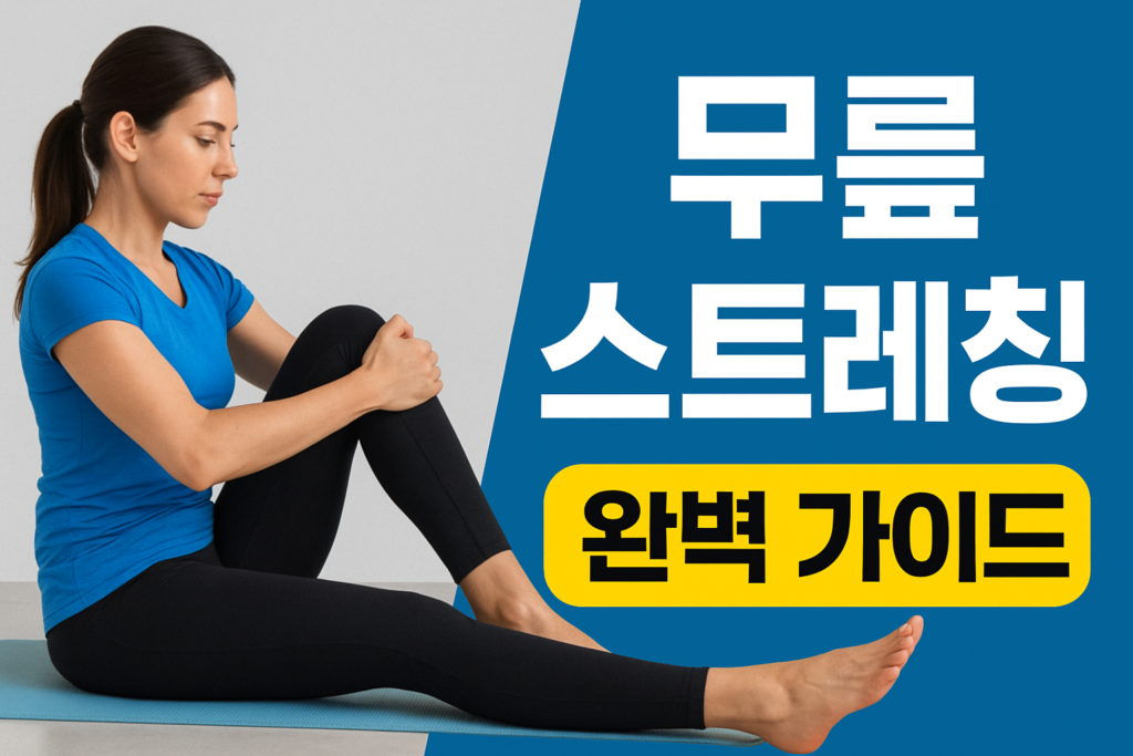 무릎스트레칭 완벽 백과사전과 스트레칭3단계 1 무릎스트레칭
