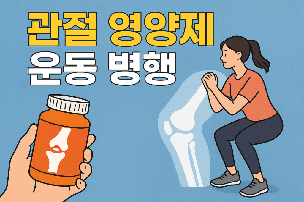 관절 영양제 운동 병행으로 건강 관리하는 법 1 관절 영양제 운동 병행