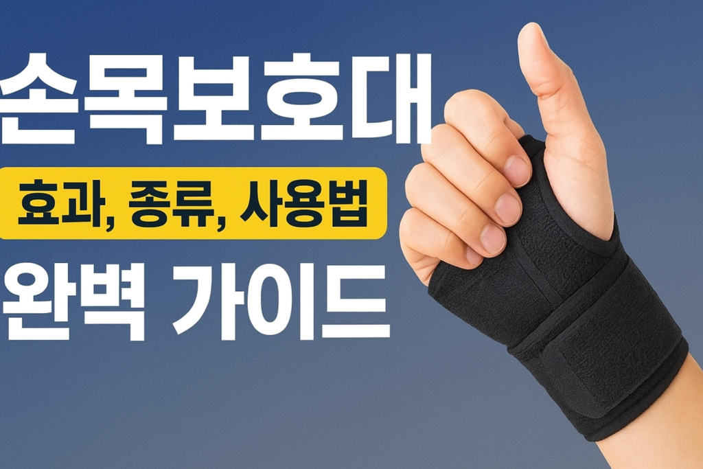 손목보호대 올바른 사용법과 추천 1 손목보호대