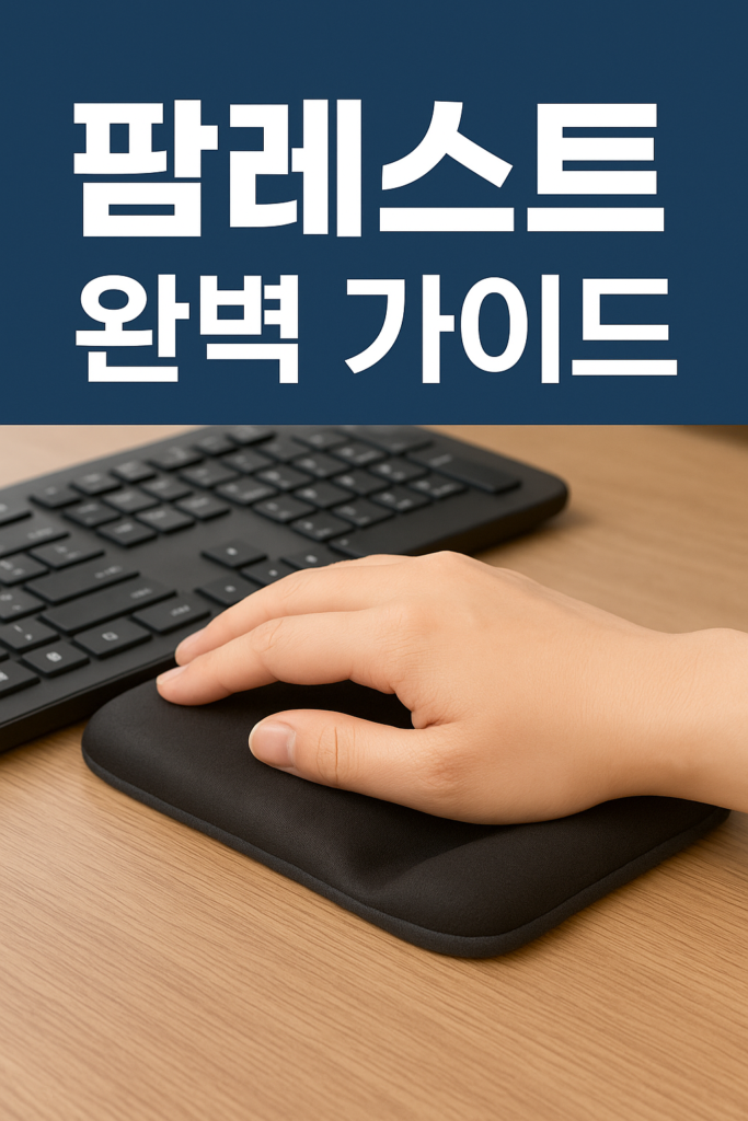 팜레스트(Palm Rest) 완벽 가이드: 손목 건강과 생산성을 위한 필수 아이템 1 팜레스트
