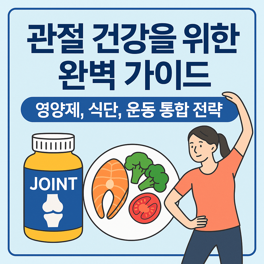 관절 영양제 종합 안내서, 내 관절을 지키자 1 관절 영양제 종합