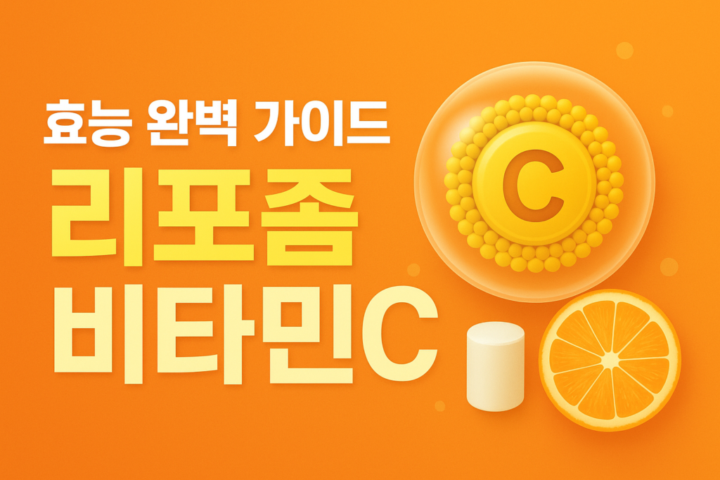 리포좀 비타민c 효능 완벽 가이드: 흡수율, 효과, 복용법 총정리 1 리포좀 비타민C 효능