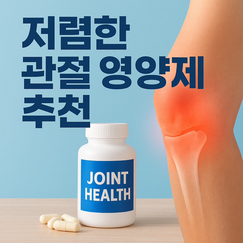 관절 영양제 저렴한 제품 알아보기! 1 관절 영양제 저렴한 제품