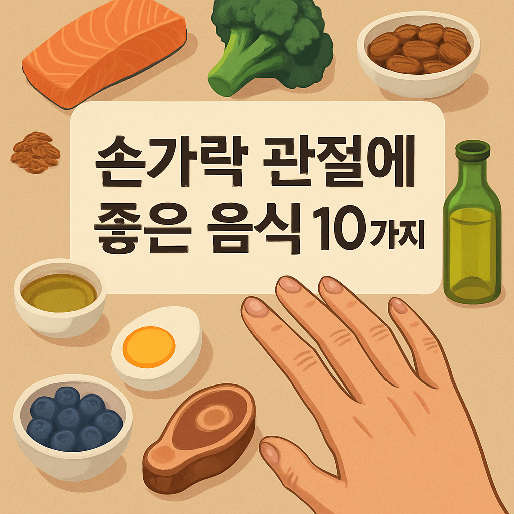손가락 관절에 좋은 음식 10가지와 건강한 식단 가이드 1 손가락 관절에 좋은 음식