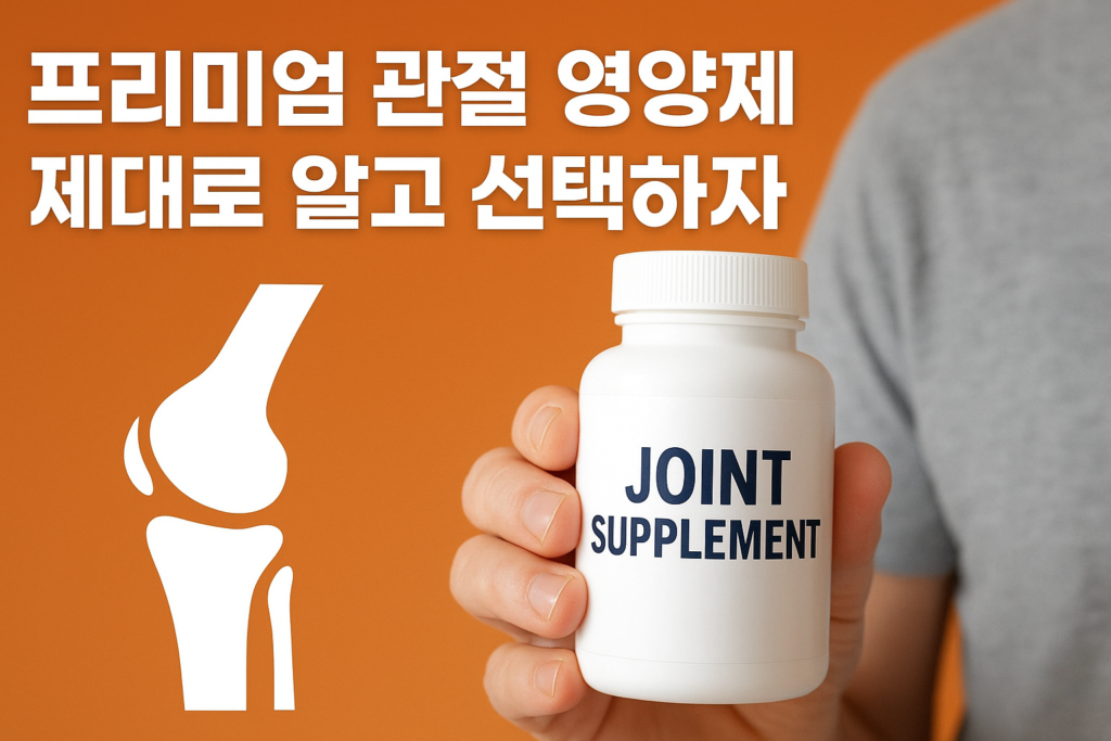 프리미엄 관절 영양제, 제대로 알고 선택하자 1 프리미엄 관절 영양제