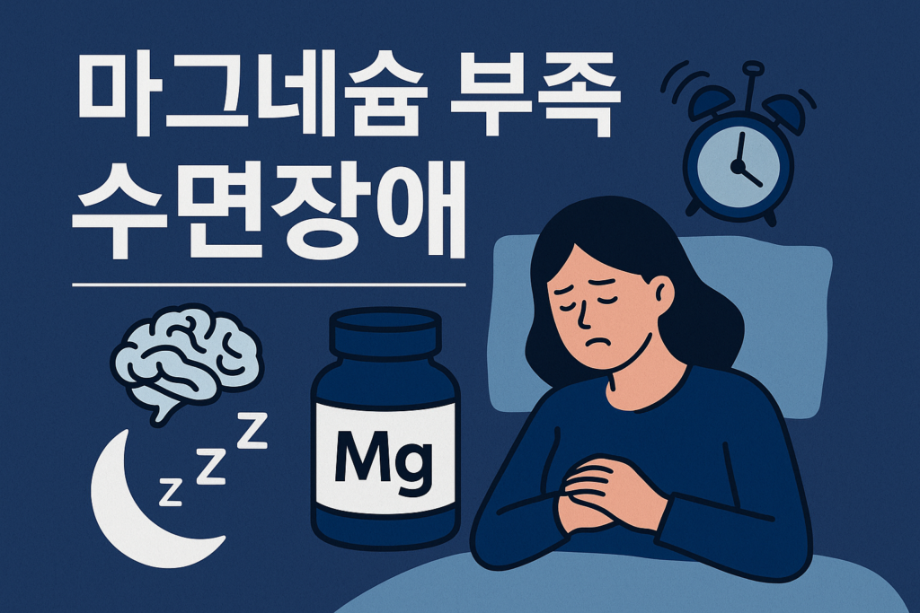 수면장애와 마그네슘 부족과 2가지 사례 1 수면장애
