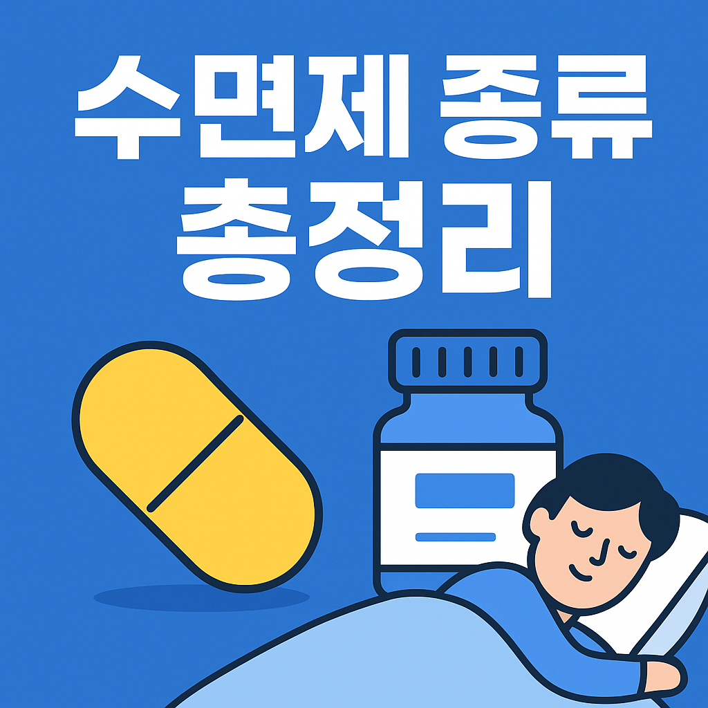 수면제 종류 총정리: 작용 방식·효과·주의사항 1 수면제 종류
