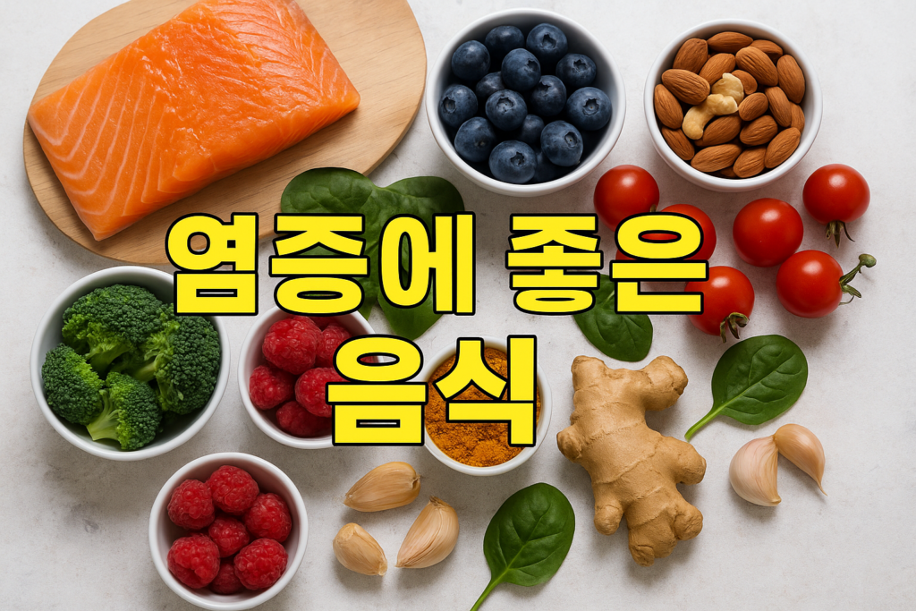 염증에 좋은 음식 완전정리: 만성 염증 낮추는 식단·영양소 가이드 1 염증에 좋은 음식