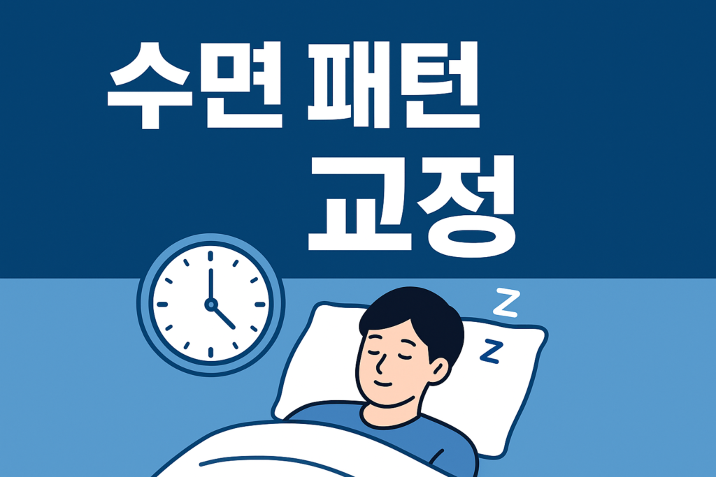 수면 패턴 교정
