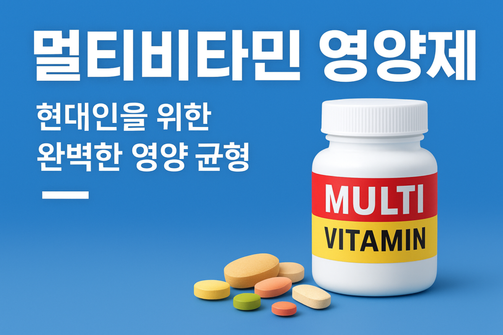 멀티비타민 영양제: 현대인을 위한 완벽한 영양 균형 1 멀티비타민 영양제